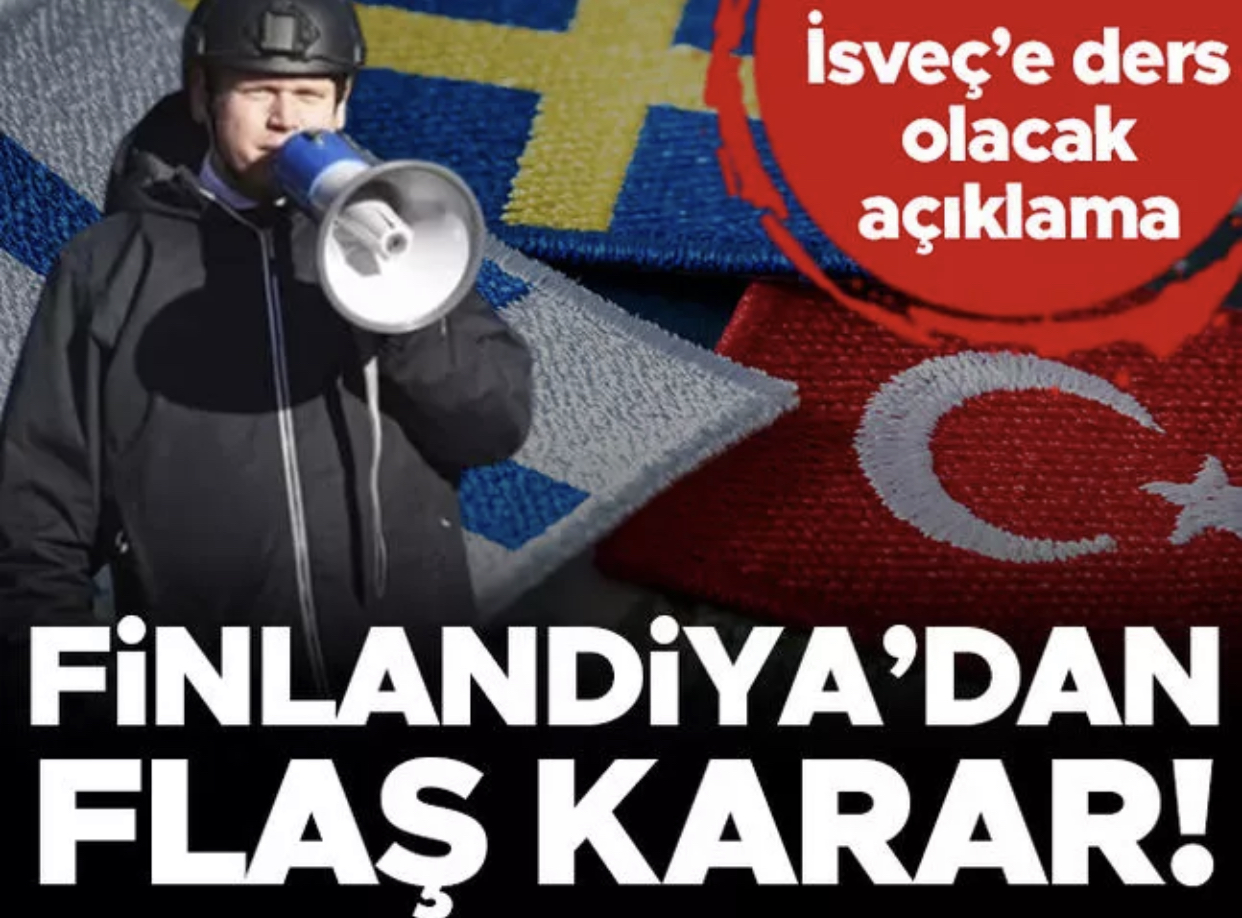 Finlandiya’dan İsveç’e ders niteliğinde karar!