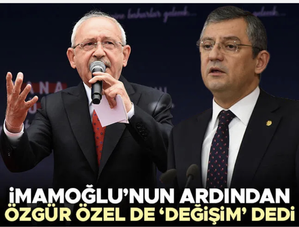İmamoğlu’nun ardından Özgür Özel de “değişim” dedi: Sorumluluktan kaçmayacağım