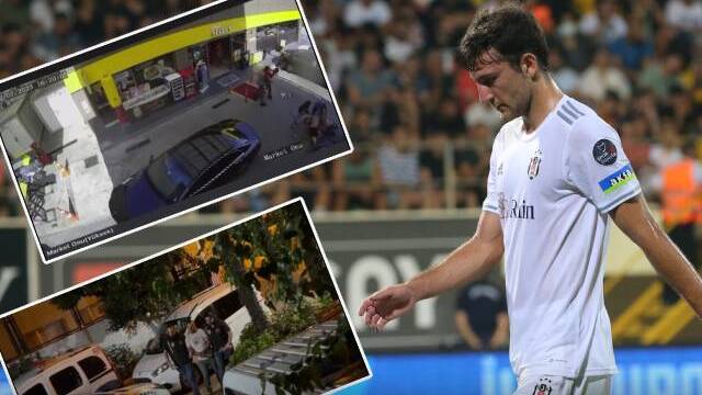 Beşiktaşlı futbolcu Emrecan Uzunhan’a saldırı görüntüleri ortaya çıktı!
