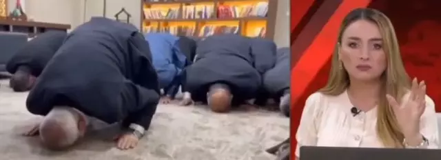 Hamas lideleri şükür namazı kılmıştı! Azerbaycanlı sunucu isyan etti: ‘Bu din ise o zaman insan değiller’