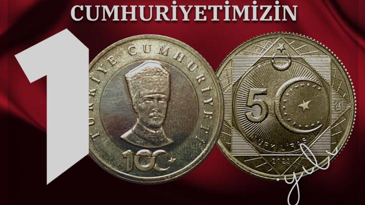 Cumhuriyet’in 100. yılına özel hatıra para basıldı