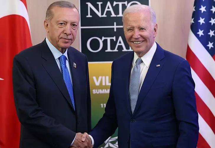 Cumhurbaşkanı Erdoğan, ABD Başkanı Biden ile görüştü