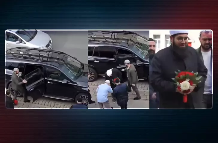 Milyonluk araba, koruma… Menzil tarikatının serveti yine gündemde! ‘Eş şeyhlik’ kavramı sonrası oğlu da Avrupa’da böyle karşılandı